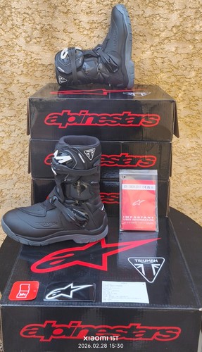 Bottes moto alpinestars neuves - bottes,