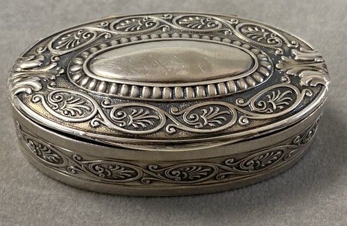 Ancien pilulier boite argent - pilulier,