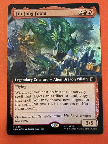 Mtg marvel fin fang foom - mtg, —