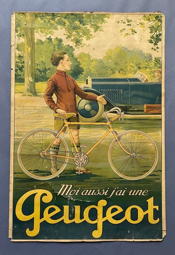 Affiche peugeot ancienne - affiche,