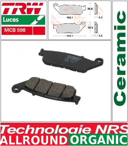Plaquettes frein avant - plaquettes,