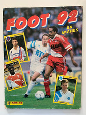 COLLECTOR FRENCH ALBUM PANINI FOOT 92 ERIC CANTONA GEORGE WEAH ZIDANE ROOKIE