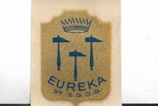 décalcomanie publicitaire jouet EUREKA - voiture pédale