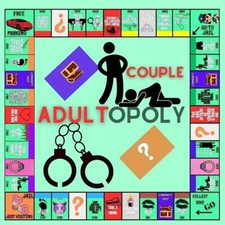 Couples Jeu Board Adultopoly Adulte Rendez-Vous Nuit Cadeau D'Anniversaire D