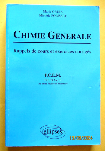 Chimie générale rappels - chimie,