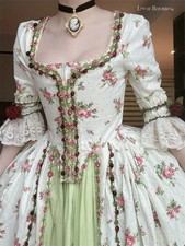 Robe A La Francaise 18th Century Robe De Bal Rococo Marie Antoinette Ball Gown 