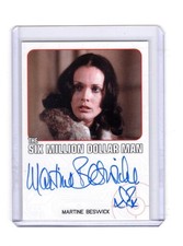 2013 COMPLETE BIONIC COLLECTION MARTINE BESWICK AUTOGRAPH JAMES BOND GIRL