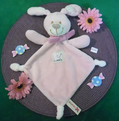 Doudou lapin nicotoy neuf - doudou,