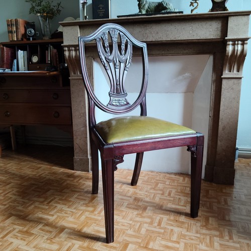 Chaise acajou massif de - chaise,