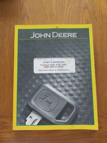 Livret entretien john deere - john,