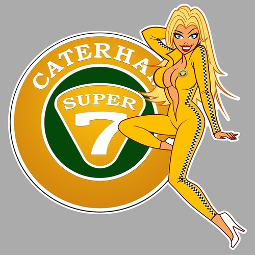 Caterham super seven left - seven, pin