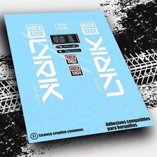 AUTOCOLLANT FOURCHE ROCKSHOX LYRIK SELECT 2023-2024 SET D'AUTOCOLLANTS WP538