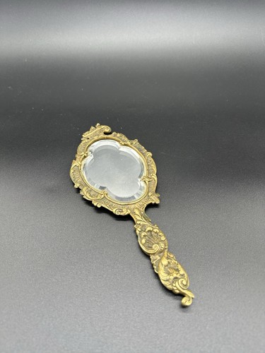 Miroir main bronze ancien - main,