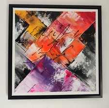 tableau Moderne fluorescent-