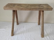 Ancien Tabouret de Ferme en