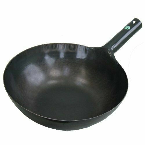 Wok fer poinçonné une - fer, À