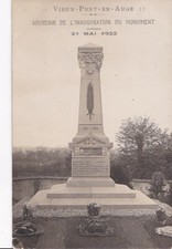 Old postcard 14 approx. Livarot St Pierre en Auge OLD BRIDGE IN AUGE TO HIS DEAD CHILDREN 1914