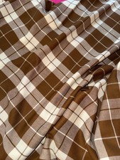tissu ancien tartan pure laine