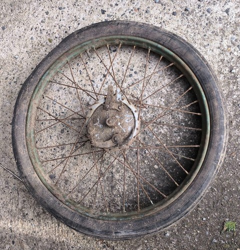 Roue avant pneu - roue, ou