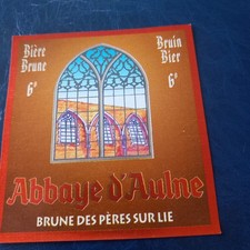étiquette de bière ABBAYE
