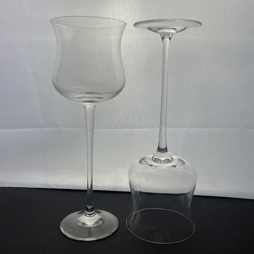 Duo verre pied cristal - de,