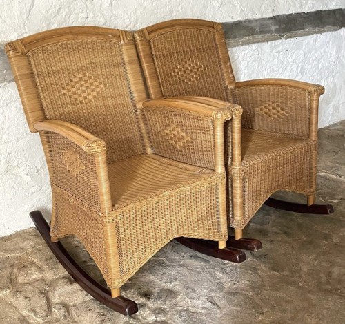 Paire chaises bascule - à,