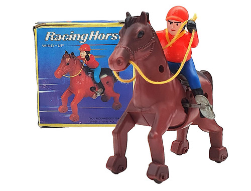 Jockey son cheval course - et,