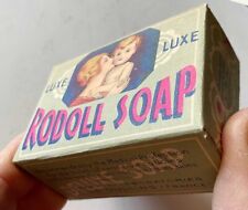 lot of 4 cardboard advertising boxes soap, "Rodoll Soap"