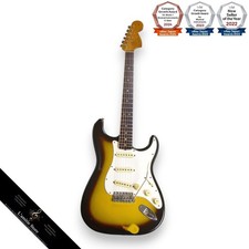 Guitare électrique Fender Stratocaster 1966 Sunburst 3,5 kg manche presque...