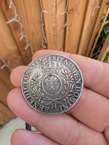 Rare écu argent louis xv - Écu,