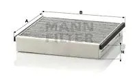 Filtre habitacle à - d'habitacle,