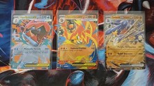 Lot 3 cartes pokemon EX héros