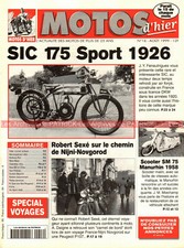 MOTOS D'HIER  16 SIC 175 Sport ; VOXAN 1000 ROADSTER MANHURIN SM 75 Robert Sexé