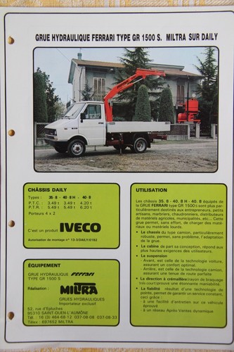 Iveco daily avec - avec, grue