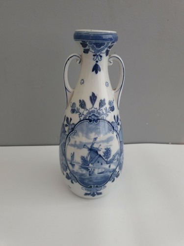 Vase deux anses faience - vase,