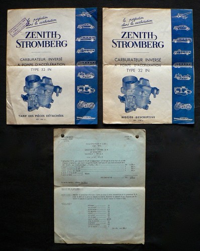 Automobile carburateur - -,
