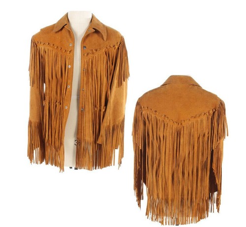 Veste hippie franges en - veste,
