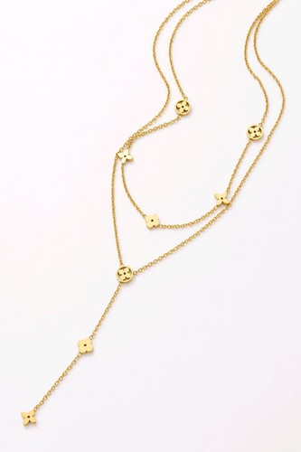 Collier long multi-rangs