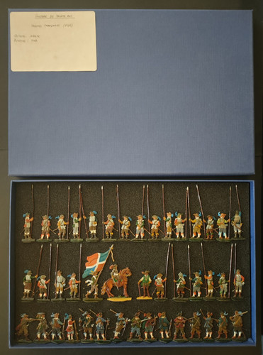Plats étain zinnfiguren - plats, d'étain