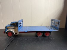 Vintage Wyandotte Pressed Steel Farm Truck Red, White, Blue Bed- Missing Sides
