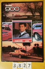 SAAB 900 ZUBEHOR/ ACCESSOIRES 1986 Prospectus Allemand 32 pages 1985