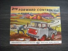 CATALOGUE/BROCHURE JEEP FORWARD CONTROL FC-150 WILLYS