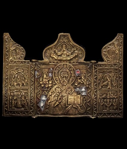 Icone russe bronze - russe,