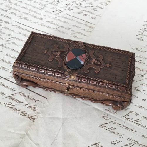 Boite foret noire - agate, xixè