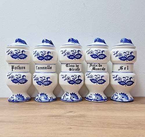 Lot petits pots - 5, à