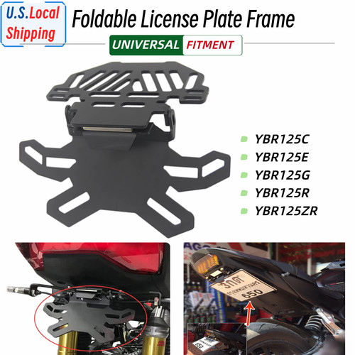 Foldable license plate - foldable,