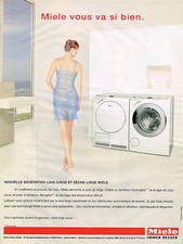 ADVERTISING 045 2005 MIELE washer - dryer - laundry