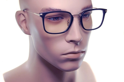 Tom ford bleu bloc lunettes - bleu,