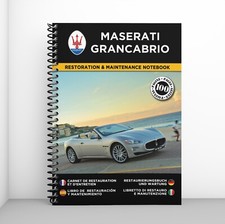 MASERATI GRANCABRIO : Cahier de Restauration - Personnalisation gratuite !
