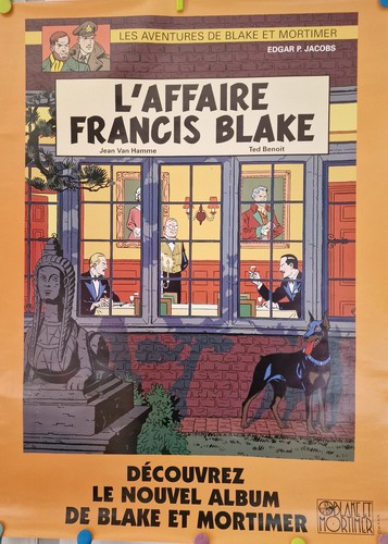 Affiche blake mortimer de - affiche,